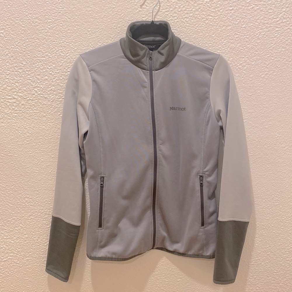 Marmot Black Sweater Fleece Zip Up Jacket women’s SM
